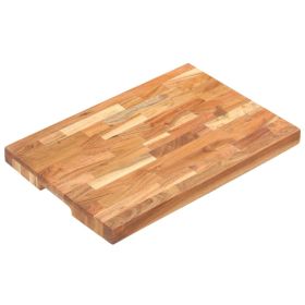 Chopping Board 19.7"x13.8"x1.6" Solid Acacia Wood