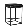 24"counter & Bar Stool With Footrest (set Of 2)