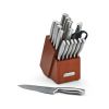 18-piece Forged Hollow Handle Stainless Steel Knife Block Set