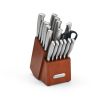 18-piece Forged Hollow Handle Stainless Steel Knife Block Set