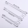 3pcs/set Stainless Steel Clip Barbecue Baking Kitchen Tool Multi-Functional Food Clip