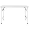 Kitchen Folding Work Table 47.2"x24"x32" Stainless Steel