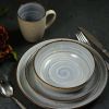 Mellow 16 Piece Dinnerware Set in Powder Blue