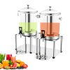 8L New Stainless Home/Commercial Restaurant Beverage Drink Dispenser w/Faucet