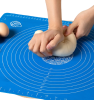 Non-Stick Silicone Dough Rolling Mat Sheet, Kneading Rolling Baking Pad with Measurement Scale Pastry Baking Mat Tool