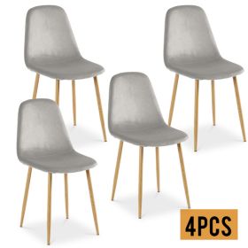 4 piece dining Chairs (Color: as picture)