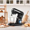 4.8 Qt 8-speed Electric Food Mixer with Dough Hook Beater