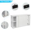 Double Sliding Door Sideboard Porch Cabinet --YS