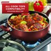 Easy Care Nonstick Cookware, 20 Piece Set, Grey, Dishwasher Safe