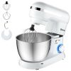 4.8 Qt 8-speed Electric Food Mixer with Dough Hook Beater