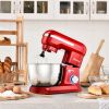 4.8 Qt 8-speed Electric Food Mixer with Dough Hook Beater