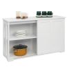 Double Sliding Door Sideboard Porch Cabinet --YS