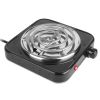 1000W Electric Single Burner Portable Coil Heating Hot Plate Stove Countertop RV Hotplate with Non Slip Rubber Feet 5 Temperature Adjustments